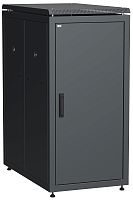 ITK Шкаф сетевой напольный 19" LINEA N 24U 600х1000мм металлические двери черный | код LN05-24U61-MM | IEK